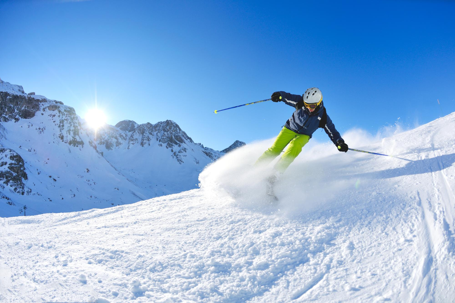 fisioterapista dopo infortunio sulla neve